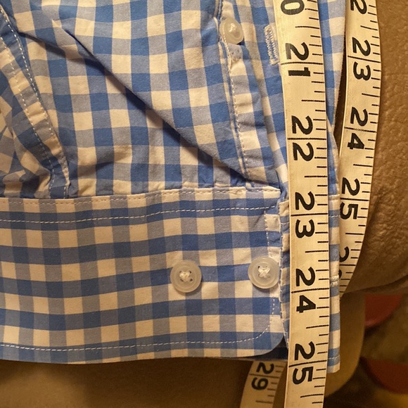EUC Club Room Men’s gingham/ plaid button down shirt - Picture 12 of 16